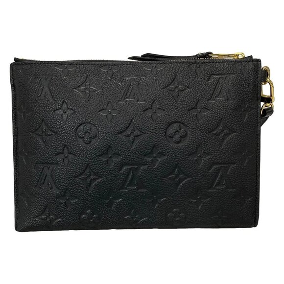 LOUIS VUITTON Pochette Melanie MM Noir Monogram Empreinte - 910-082325 - Picture 2 of 14